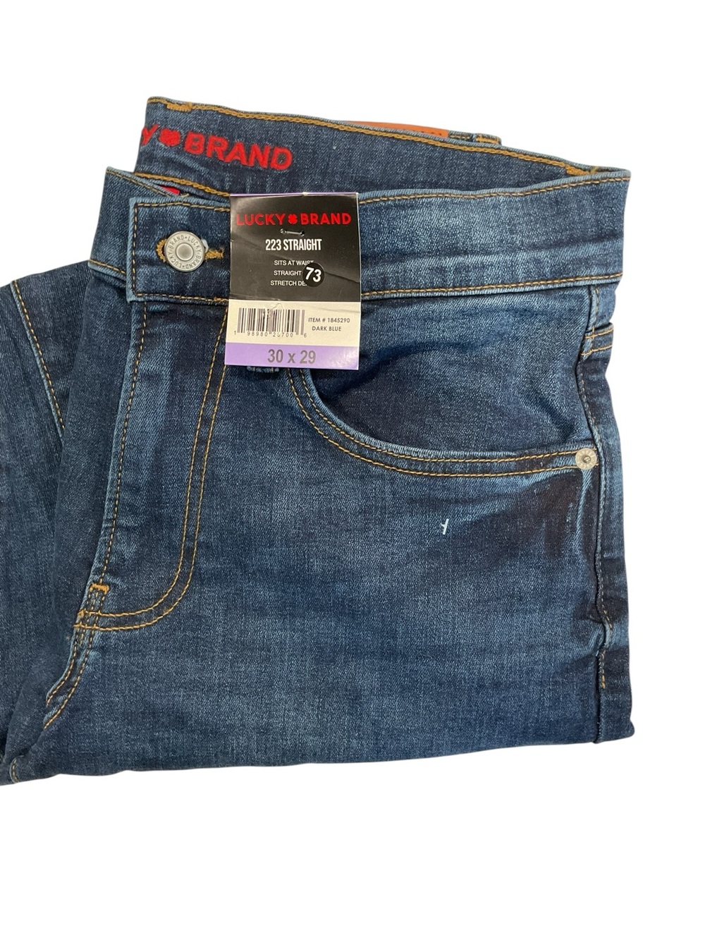 Lucky Brand Men's 223 Straight Jeans - Dark Blue 30 x29